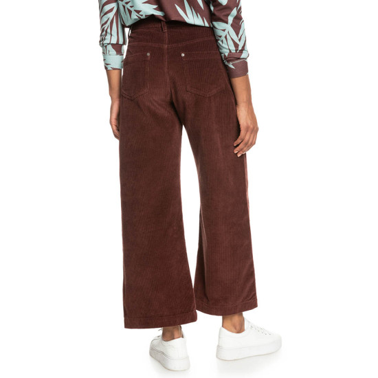 Roxy Γυναικείο παντελόνι Surf On Cloud - Corduroy Wide Leg Trousers for Women